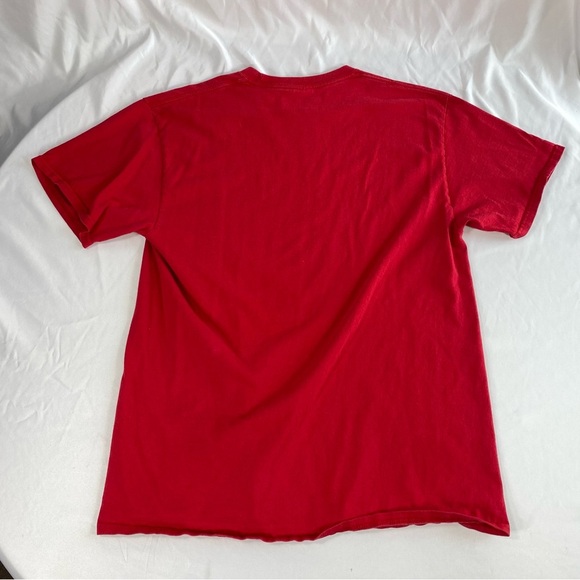 Port & Company Men’s Core Cotton Basic Red Tee - Picture 2 of 4